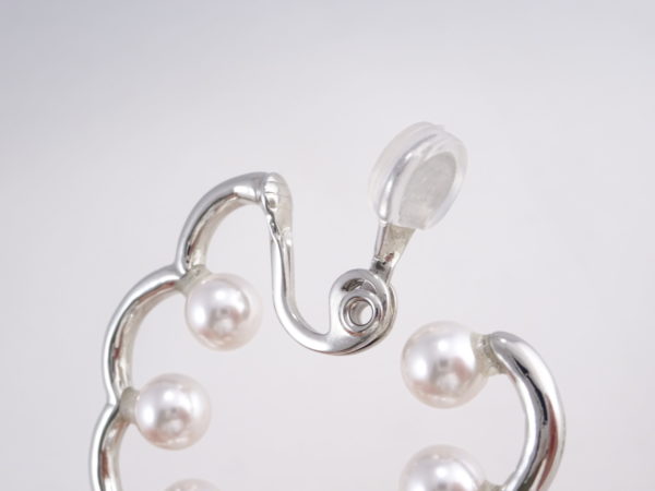 Scallop foop earrings/Silver