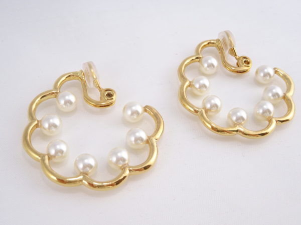 Scallop foop earrings/Gold